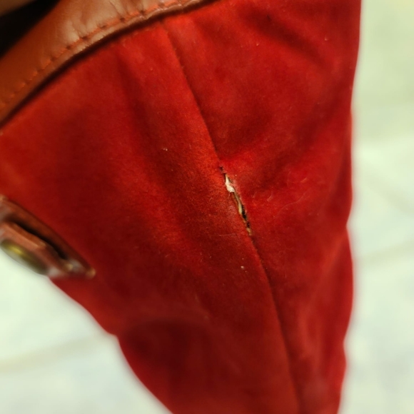 Bumper red boots tall size 8 - Picture 5 of 8